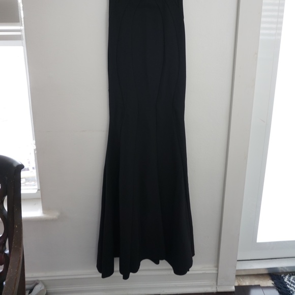 Chiara Boni La Petite Robe Black Elegant Fishtail Evening Black Bodycon Dress - Picture 9 of 16